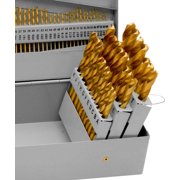 115 Piece Titanium Coated Drill Bit Set