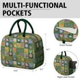 thumbnail image 6 of Flower Lunch Bag for Women Men Reusable Insulated Lunch Bags, Leakproof Cooler Food Lunch Tote Bag, Large Capacity Lunch Box for Work School Travel Picnic, 6 of 7