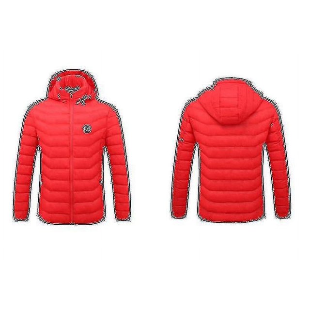Heated Jacket, Winter Outdoor Warm Electric Heating Coat, 8 Heating Zones High Quality