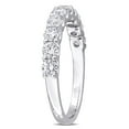 thumbnail image 4 of Created Forever Women's 1 CT Lab Created Diamond 14K White Gold Semi-Eternity Ring (G-H, VS1-VS2), 4 of 9