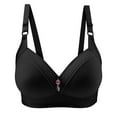 thumbnail image 2 of Bras for Women Clearance Woman's Printing Gathered Together Large Size Daily Bra Underwear No Rims, 2 of 3