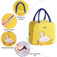 thumbnail image 3 of Bolsa de almuerzo con aislamiento de monedas de pato, bolsa de almuerzo con aislamiento de oficina, lona impermeable para mujeres, hombres, escuela y oficina, niñas y niños ER, 3 of 5