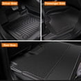 thumbnail image 4 of For 2015-2024 Ford F-150/F-150 Lightning Super Crew Cab TPE Floor Mats Protector Set All Weather, 4 of 10