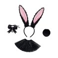 thumbnail image 1 of Pascua orejas de la cabeza de la cabeza de la cabeza del cabello accesorios de vestuario de del cabello para la fiesta , Negro, 1 of 9