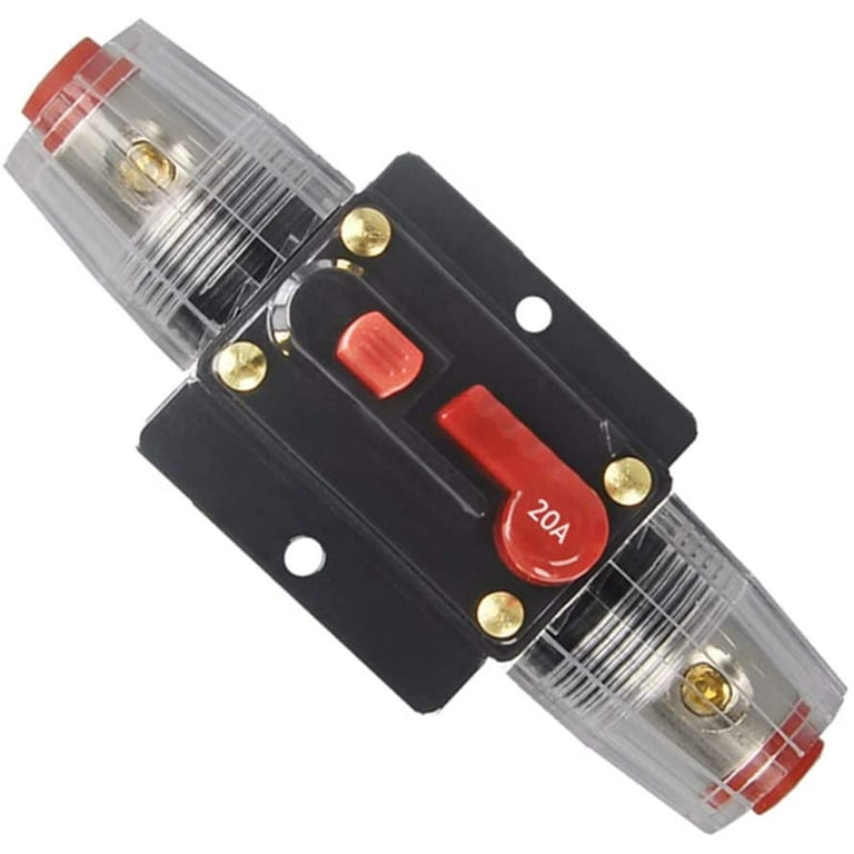 Circuit Breaker Car Stereo Switch Inline Fuse Holders 12V-24V DC