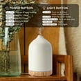 thumbnail image 4 of DAYBETTER Essential Oil Diffuser, Mother's Day Gifts 250ML Ceramic Aroma Humidifiers with 7 Colors Lights, 3 Mist Mode and Waterless Auto Shut-Off for Large Room Car, 4 of 7
