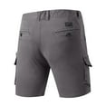 thumbnail image 3 of IROINNID Savings Cargo Shorts for Men Plus Size Cargo Shorts Multi-Pockets Relaxed Summer Beach Shorts Pants,Gray, 3 of 3