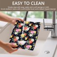 thumbnail image 4 of Placemat, Pioneer Flower Floral Print Pattern Place Mats Table Mat Set Of 2, PVC Washable Placemats for Party Kitchen Dining Decoration, 18x12 Inch, Fade Resistant, 4 of 6