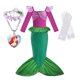 thumbnail image 1 of Disney Princess Ariel Dresses Girls Little Mermaid Costume Carnival Evening Party Dresses for Kids Halloween Dress Up Clothes4T Gao Jinjia LED, 1 of 2