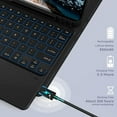 thumbnail image 5 of STYU Backlit Touchpad Keyboard Case Compatible with Galaxy Tab S6 10.5" 2019 (Model SM-T860/T865/T867), [Supports S Pen Charging] Magnetically Detachable Bluetooth Keyboard with PU Leather, 5 of 7