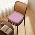thumbnail image 2 of 17.3''x16.1'' Thick Chair Cushions for Dining Chairs,1 Pack WaterProof Easy Clean Kitchen Chair Pads with Ties ,High Elastic Foam Soft Chair Cushions for Office Desk Living Room(pink), 2 of 5