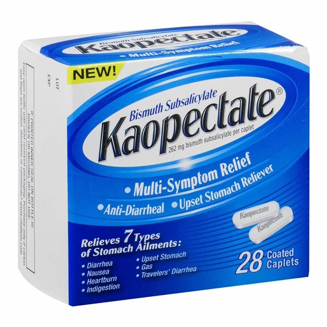 Kaopectate MultiSymptom Relief Antidiarrheal & Upset Stomach Caplets
