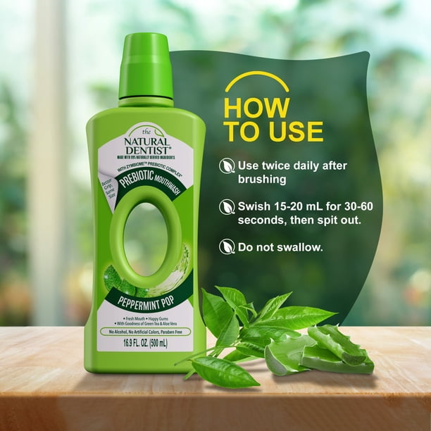 The Natural Dentist Prebiotic Mouthwash Oral Rinse - Happy Gums