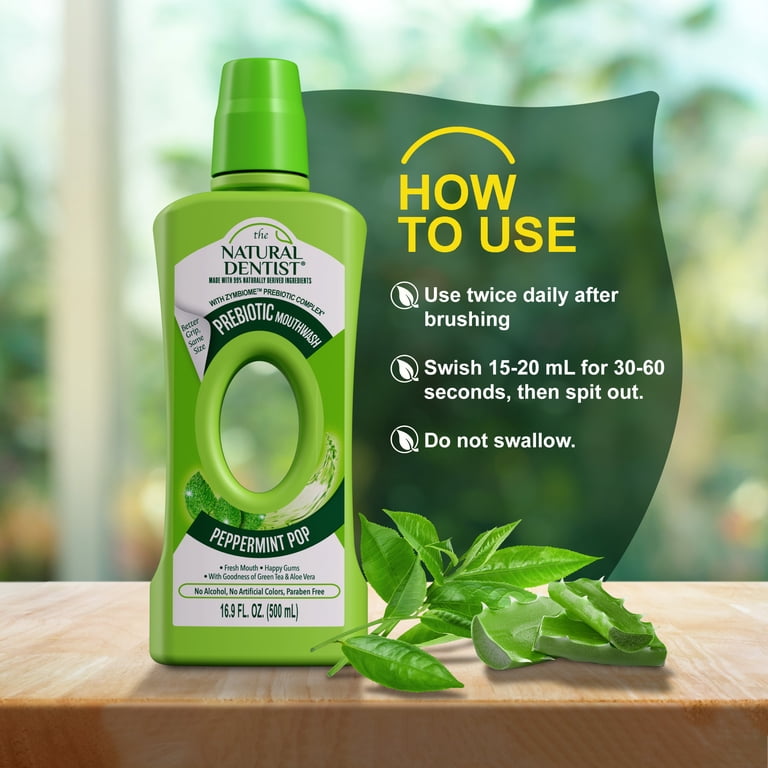 The Natural Dentist Prebiotic Mouthwash Oral Rinse - Happy Gums