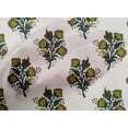 thumbnail image 4 of oneOone Cotton Poplin Fabric Leaves & Floral Block Print Sewing Fabric BTY 42 Inch Wide, 4 of 4