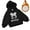 Black, variant on Girls 3D Cartoon Animal Hoodies Long Sleeve Sweatshirt Kangaroo Pocket Fall Winter Active Play Pullover Top