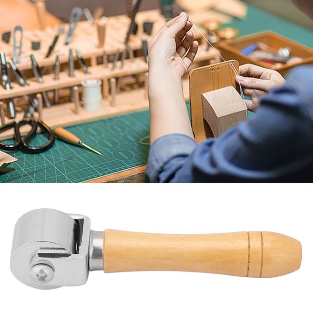 Flatter Leather Tools, Durable Professional Leather Edge Creaser, For Leather Working Beginner