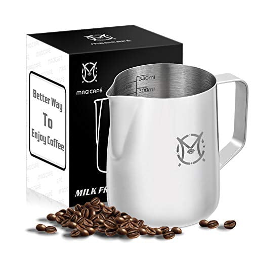 Magicaf Milk Frothing Frother Pitcher Stainless Steel with