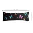 thumbnail image 6 of Butterfly Body Pillow Cover - Soft & Breathable, Hidden Zipper, 20"x54", Floral & Tropical Butterfly Print - Perfect Gift for Butterfly Lovers, Side Sleepers & Aesthetic Decor, 6 of 7
