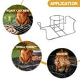 thumbnail image 5 of HOKARUA Beer Can Chicken Holder Beer Can Turkey Holder Roasting Chicken Holder Beer Can Roast Rack, 5 of 10