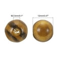 thumbnail image 2 of Uxcell Natural Wood Beads, 100Pcs 12mm Diameter Light Brown Round Loose Spacer Bead for DIY Jewelry Bracelet, 2.5mm Hole, 2 of 6
