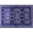 thumbnail image 1 of Ahgly Company Indoor Rectangle Persian Blue Traditional Area Rugs, 2' x 3', 1 of 4