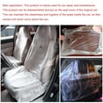 thumbnail image 4 of Plastic Seat Cover Disposable Car Covers Light Weight Waterproof for Valets Bodyshops Mechanics, 4 of 5