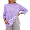 thumbnail image 2 of Shoulder Surgery Shirts for Women Long Sleeve Post Surgery Adaptive Clothing Tear Away Tops, 2 of 5