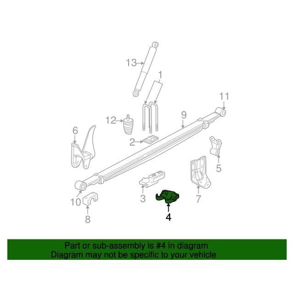 GM 25761309 Plate-Rr Spr Anc