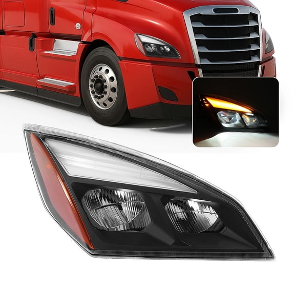 For Freightliner Cascadia 2018-2025 2021 Full LED Passenger Right Side Headlight