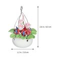 thumbnail image 2 of KAKOWELY Mini casa simulación flor bonsái adorno resina planta artificial en maceta decoración, 2 of 4
