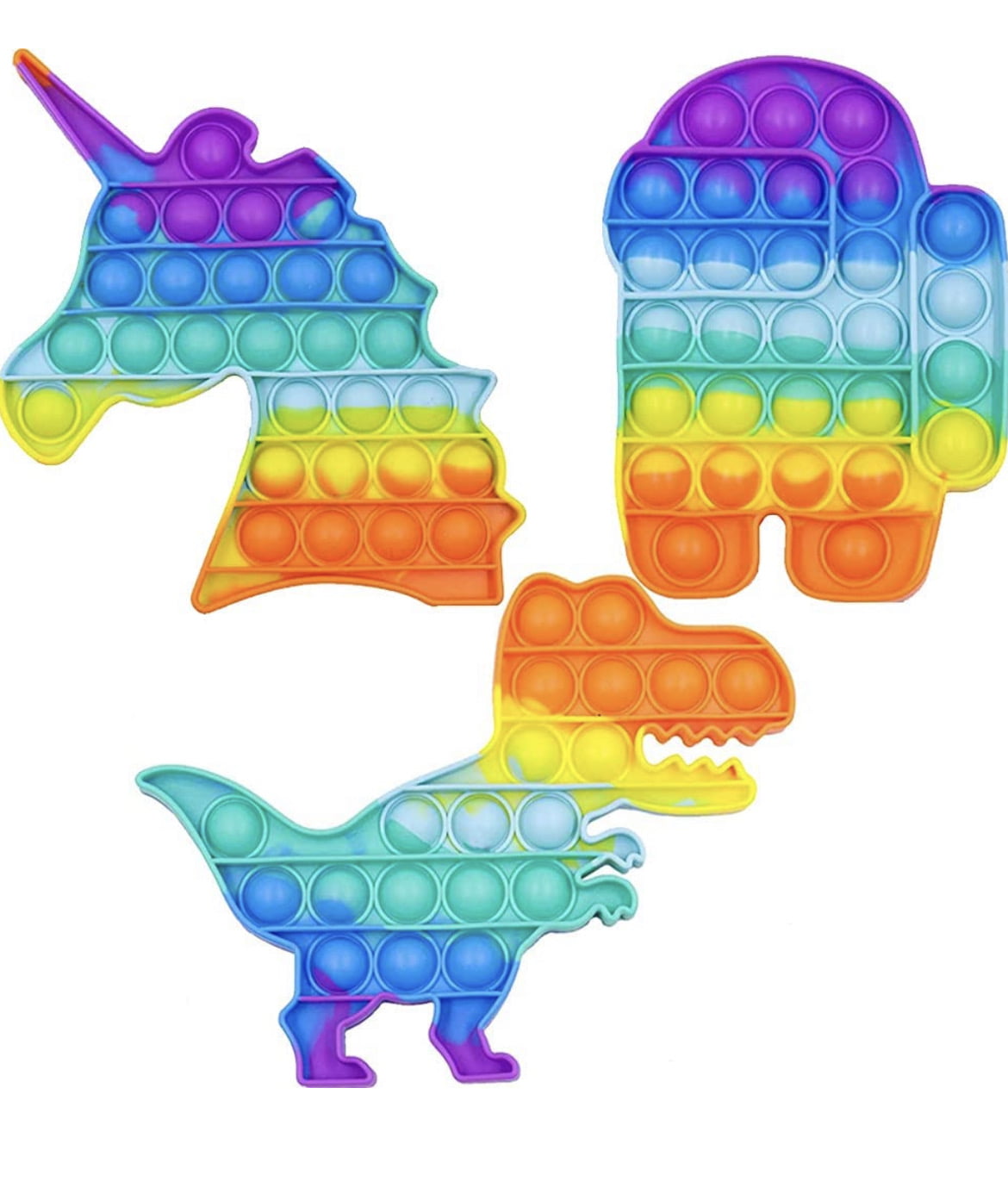 Helps With Stress Autism Pop Up Dinosaur Fidget Toy Kids And Adults 