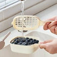 thumbnail image 6 of Mini Fruit Wash Basket - Compact Strainer with Handle for Berries, Salad & Vegetables, Durable Kitchen Colander & Drainer Bowl, 6 of 7