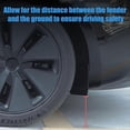 thumbnail image 3 of Car Mud Flaps Splash Guards Fenders for Tesla Model 3 Highland Mudflaps Protector Exterior Accessories 4 Pack, 3 of 5