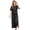Black, variant on UACY Girls Pants Sets 2 Piece Outfits Casual Half Sleeve Tops with Wide Leg Palazzo Pants Summer Cropped Lounge Set (White, 13-14 Years)