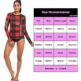 thumbnail image 3 of joogoo Womens UPF 50+ Sun Shirts Classic Checkered Grid Long Sleeve UV Protection Rash Guard Tops M, 3 of 7