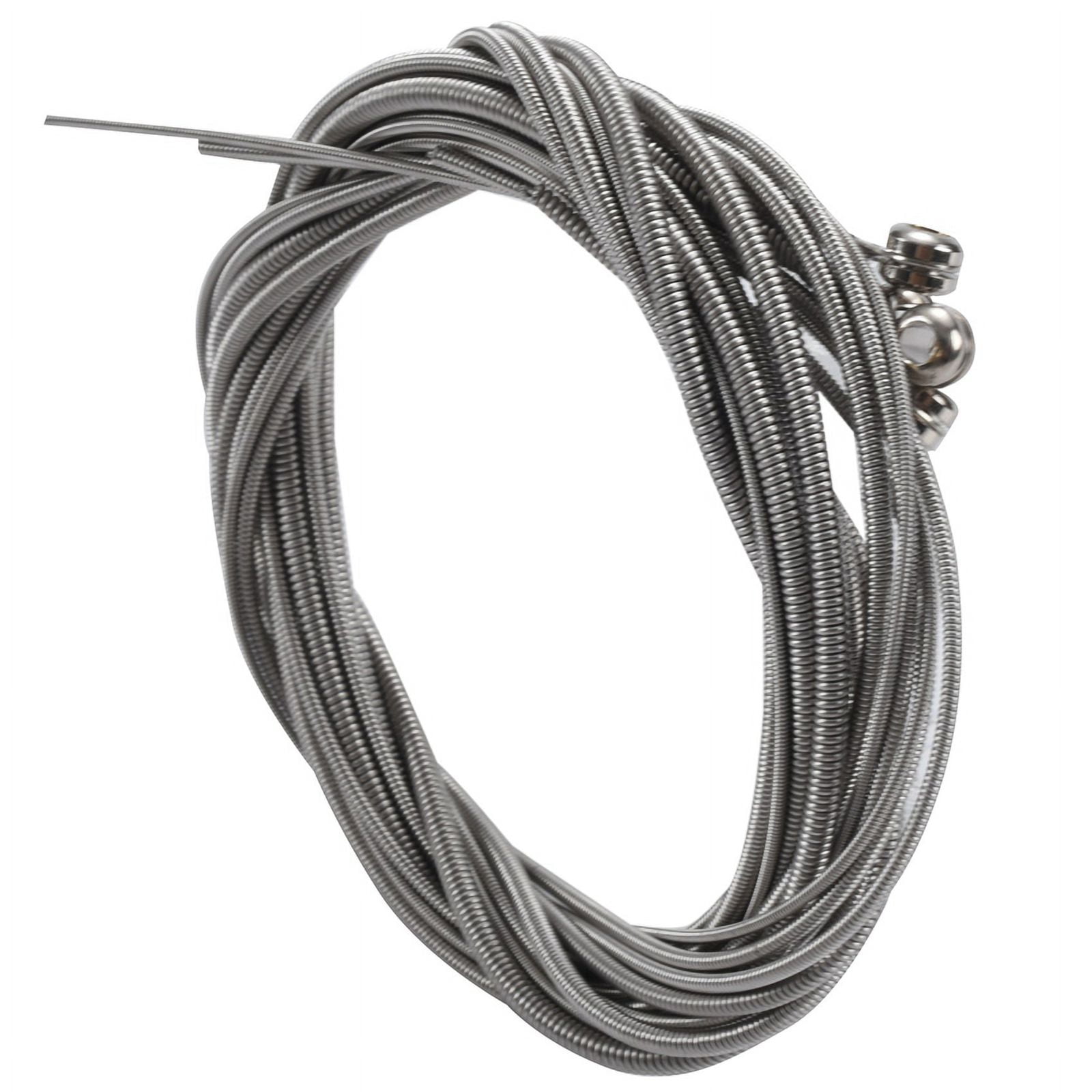 32 Pcs Stainless Steel Strings Guitar Parts Accessories Guitar String Silver Plated Gauge Guitar