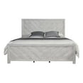 thumbnail image 2 of Denver King 4PC Modern Style Bedroom Set Made with Wood in Rustic Natural, 2 of 16
