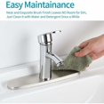 thumbnail image 5 of Rosette Plate for Kitchen Faucet Bathroom Sink Bathroom Basin Laundry Hole Cover Base Plate, 5 of 5