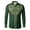 A-Dark Green168, variant on JAJAHO Button Up Shirts Men Cowboy Long Sleeve Ethnic Style Print Collared Retro Casual Slim Fit Shirt For Men Trendy Tops