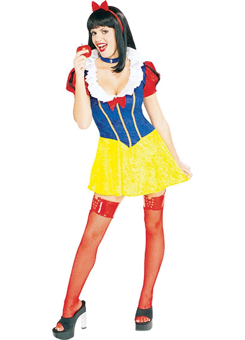 One Size Rubies Official Happy Mask Snow White Adult Costume 