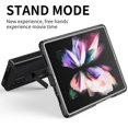 thumbnail image 5 of Allytech for Samsung Galaxy Z Fold 3 Case with Hinge Protection & Kickstand, Built-in Screen Protector Full Body Automatic Magnetic Hinge Shockproof Case for Galaxy Z Fold 3 2021, Black, 5 of 9