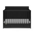 thumbnail image 6 of Graco Asheville 4-in-1 Convertible Baby Crib with Drawer, Black, 6 of 15
