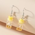 thumbnail image 1 of Pendientes divertidos y sencillos, creativos y modernos de acrílico, con hojas de nicho distintivas, colgantes de frutas, ganchos para la oreja, joyería para la oreja, estilo versátil, 1 of 6