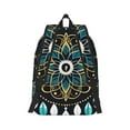 thumbnail image 2 of Honeii Boho Dreamcatcher Print Canvas College Laptop Backpack, Durable Rucksack Travel Notebook Bag School Backpack Book Bag for Men Women-Medium, 2 of 7