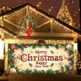 thumbnail image 4 of ¡Feliz Navidad! Fondo Navideño Fiesta De Navidad Papá Noel Fotografía Garaje Navideño Fondo Para La Puerta Decoración Para Fiestas 7 * 16 Pies., 4 of 6