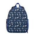 thumbnail image 1 of Colorful Dolphin Student Backpack - Lightweight Water-Repellent School Backpack with Tropical Ocean Marine Life Cartoon Pattern, Ideal for Student School and Travel, 1 of 6