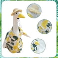 thumbnail image 4 of Conjunto Decorativo Festivo de Ganso de Porche, Decoración Blanca para Exteriores de 23 Pulgadas con Traje y Sombrero para Celebraciones de Temporada, 4 of 9