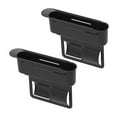 thumbnail image 3 of Zxpjkyu 2 Pieces Car Seat Gap Filler Organizer Auto Console Side Storage Box Keep Clean Black, 3 of 9