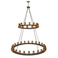 thumbnail image 7 of Meyda Tiffany 190595 Loxley 36 Light 72" Wide Ring Chandelier - Bronze, 7 of 7
